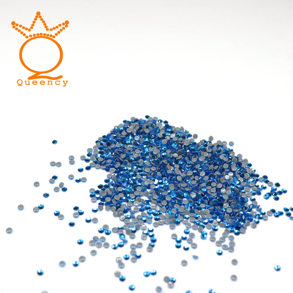 Горячая фиксация стразы с плоской задней поверхностью термоклейкие Кристальные