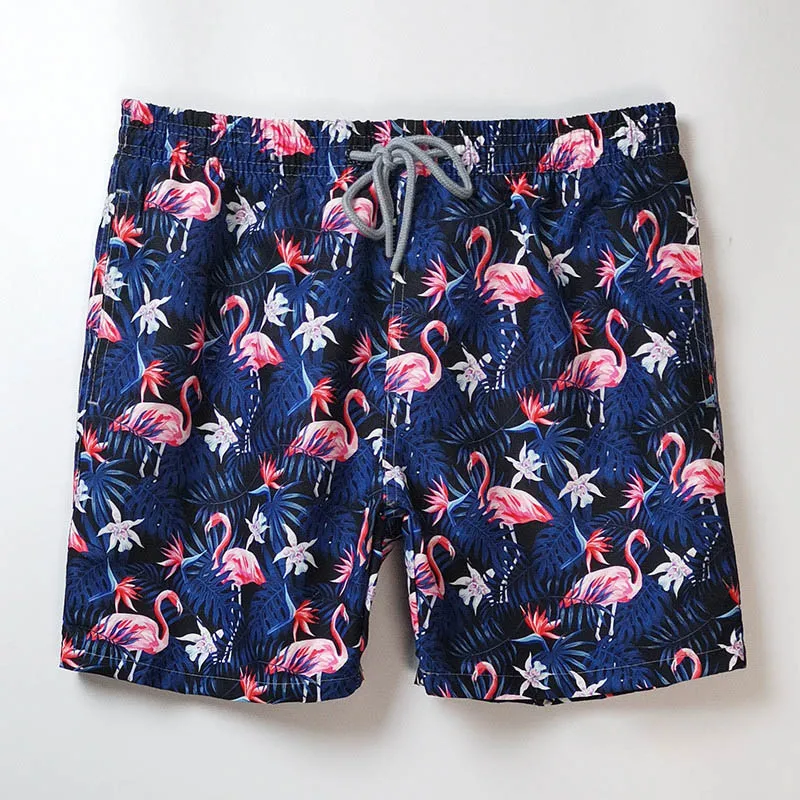 

Male Swimming trunks for bathing men beachwear Elastic Waist Waterproof Board shorts Plus Size 6857