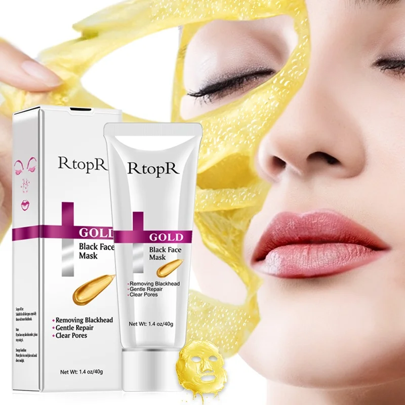 

Gold Aloe Blackhead Peel Mask Oilcontrol Deep Cleansing Shrink Pore Acne Treatment Moisturizing Whitening Face Care Mask RtopR
