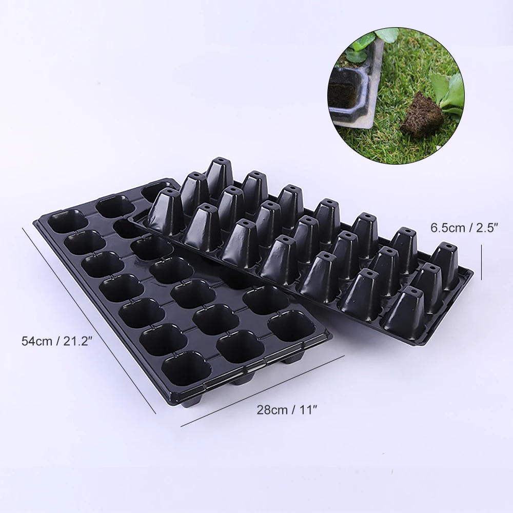 Новый креативный утолщенный плотный поднос для рассады с 21 отверстием