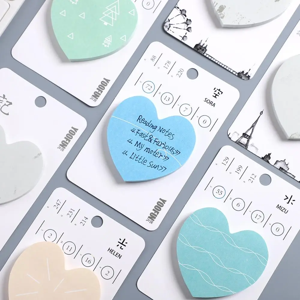 Стикеры для записей 75 листов креативные милые Мультяшные супертолстые