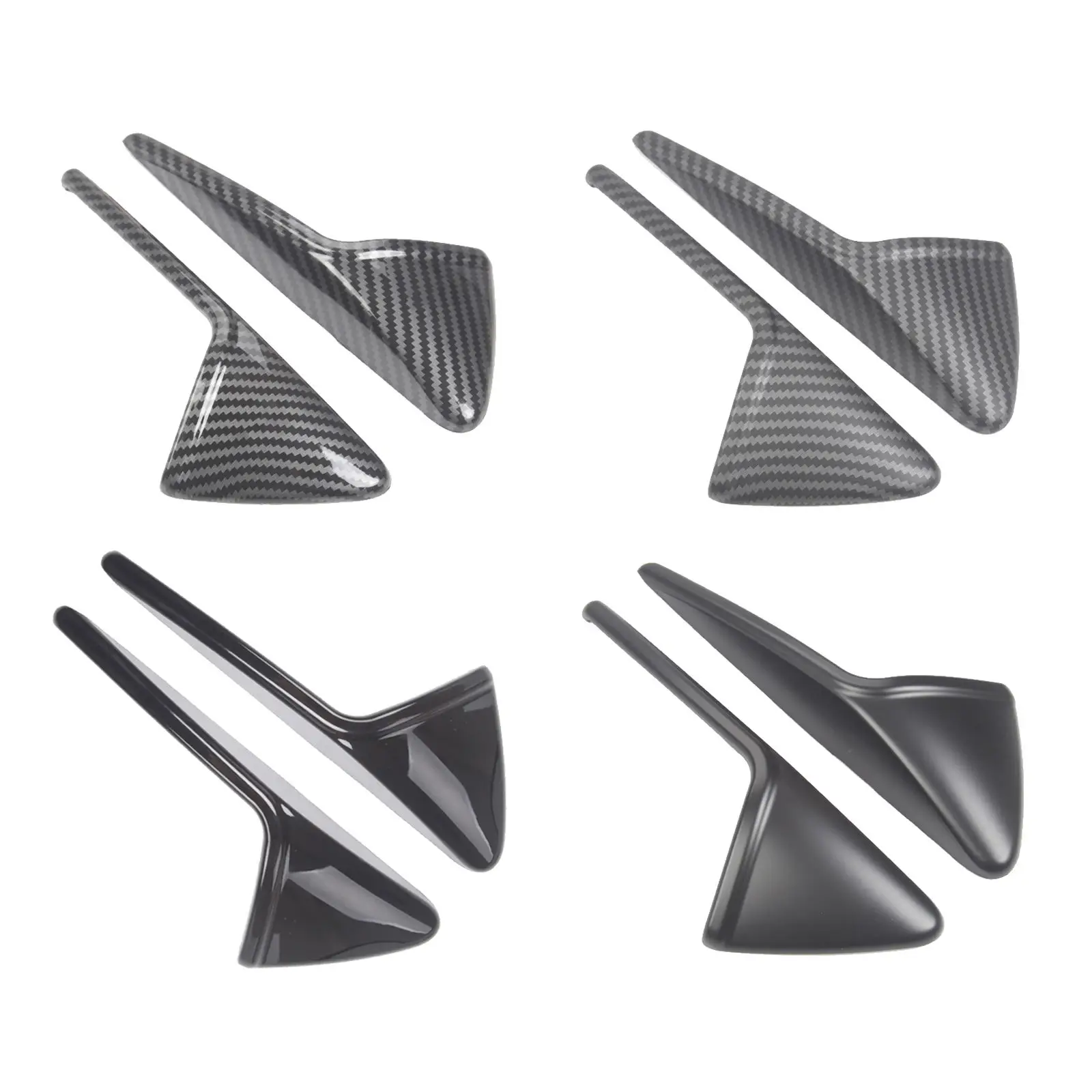 

2pcs Side Camera Protection Cover Compatible for Tesla 2021 Decorative Trim ABS Auto Exterior Accessories Parts