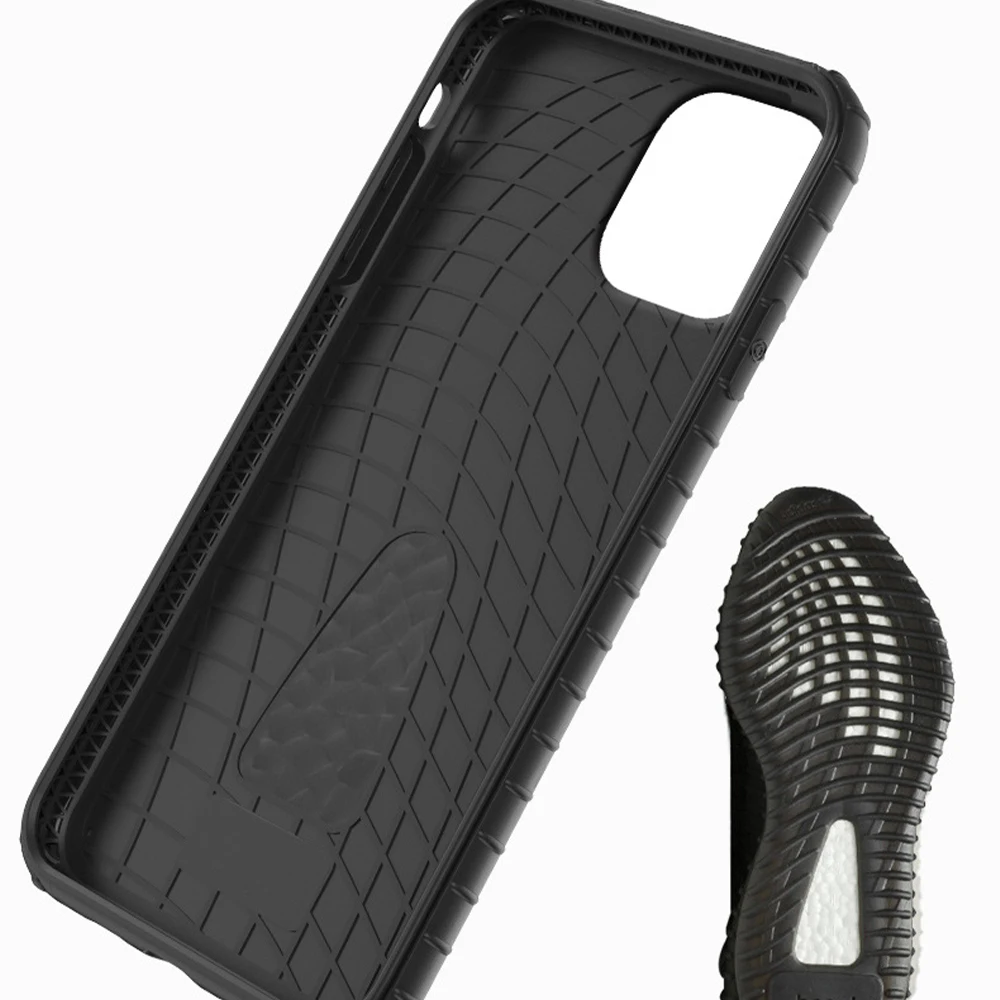 Чехол для Телефона iphone X 6 7 8 11 XR Xs Max yeezy 350 материал кроссовок защита от падения 6S Plus