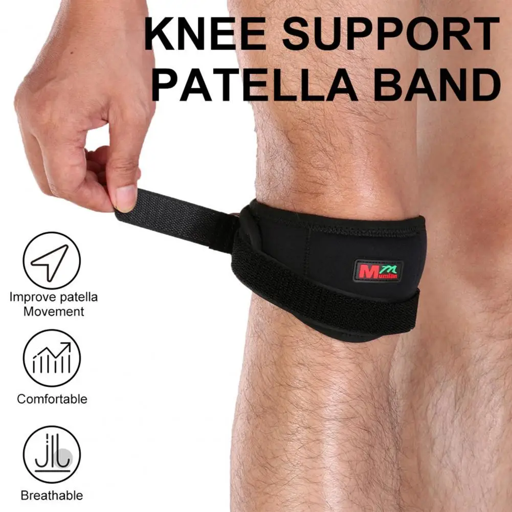 

80%HOTMumian B02 Breathable Kneepad Classic Black Patellar Bandage Knee Support for Outdoor Sports