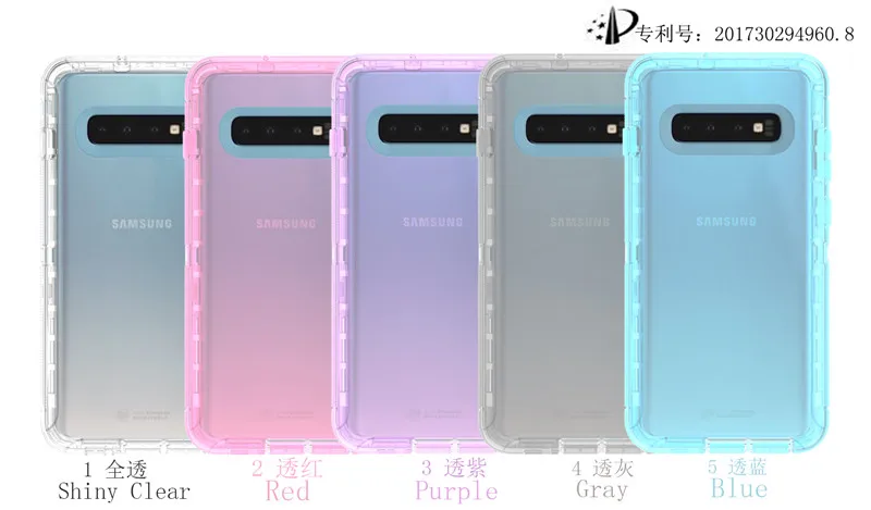 Защитный чехол для Samsung s7 edge s8 s9 s10 note10 s20 s21 Plus note8 note9 note20U прозрачный из ТПУ и