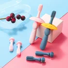 Детская силиконовая детская игрушка в виде пончика без бисфенола