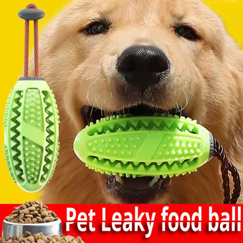 

Toys for Dogs Ball Interactive Toys Dog Chew Toys Tooth Cleaning Elasticity Rubber Pet Ball Toys for Large Samll Dogs Puppies