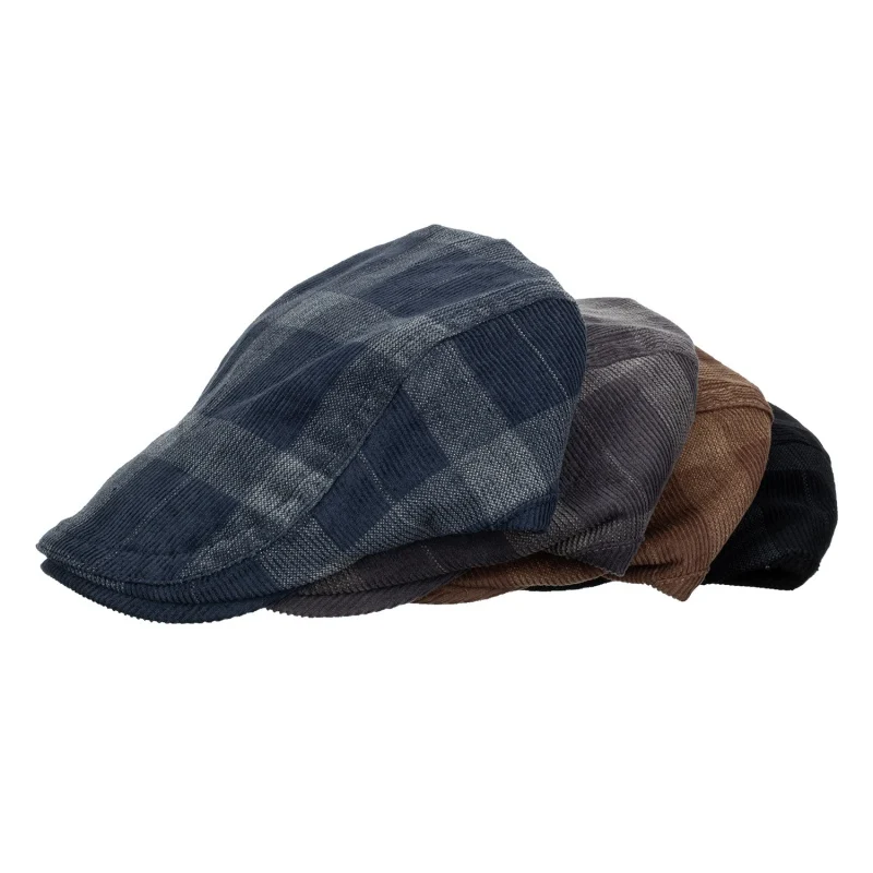 

Men Women Beret Caps Vintage Newsboy Cap British Western Style Adjustable Flat Brim Hats Univex Berets Hat Leisure Sports Caps