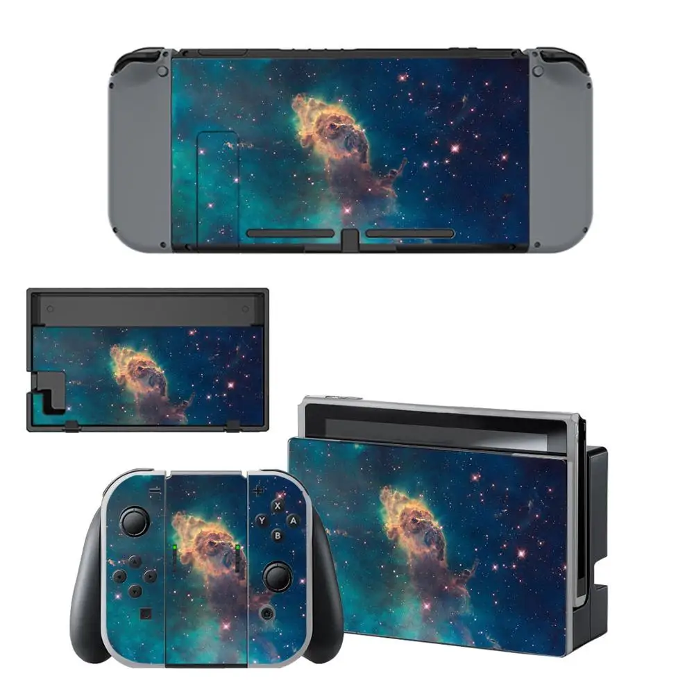 Ноd Сменные наклейки протектор обертывание звездное небо кожи наклейка для nintendo