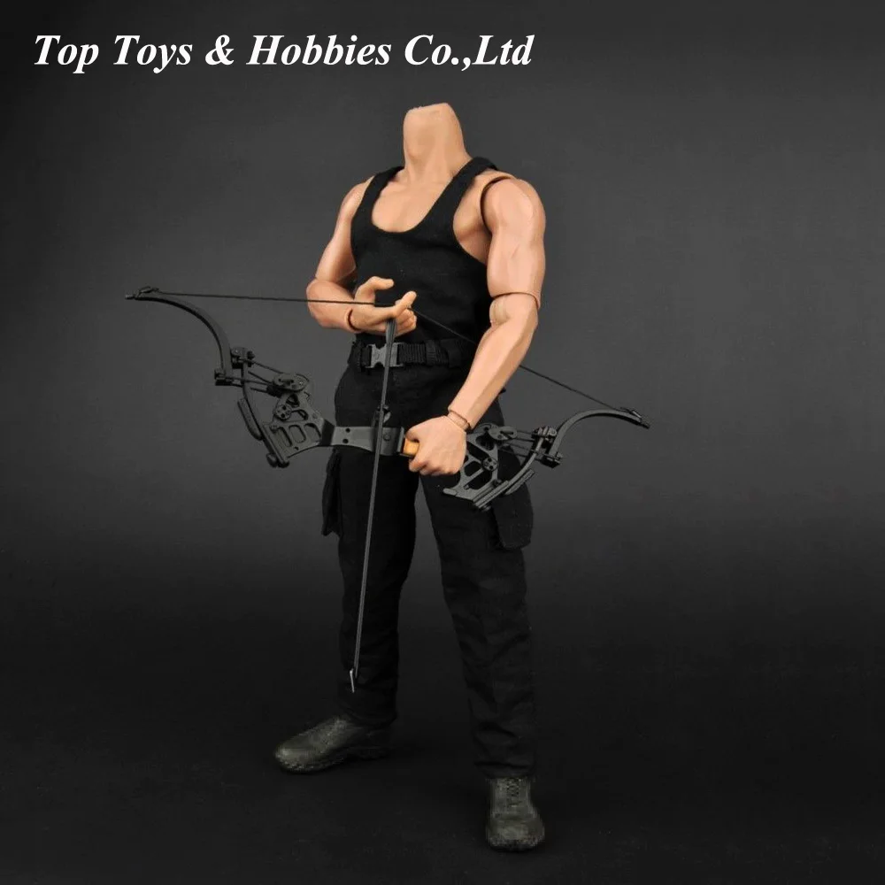 Мужской черный жилет и длинные штаны 1/6 масштаб одежда для солдат модель игрушки