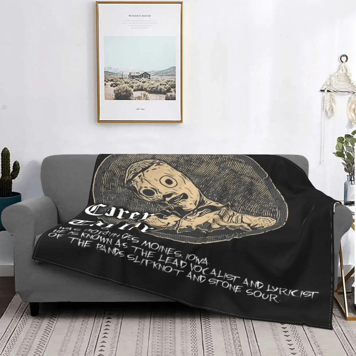 

Corey Taylor-colcha a cuadros para cama, manta de пикник, ropa de cama y fundas