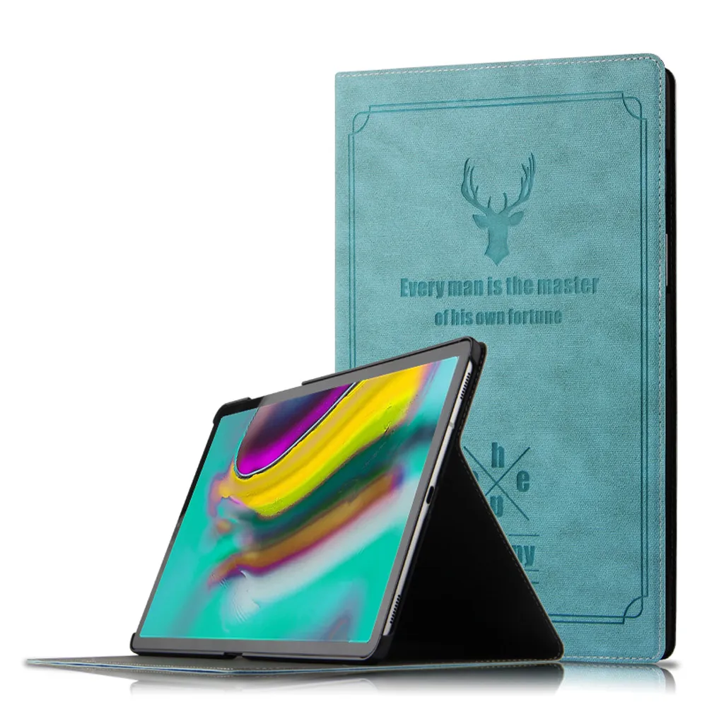 1 x защитный чехол из искусственной кожи для samsung Galaxy Tab s5e 10 5 T720/T725 с подставкой PU +