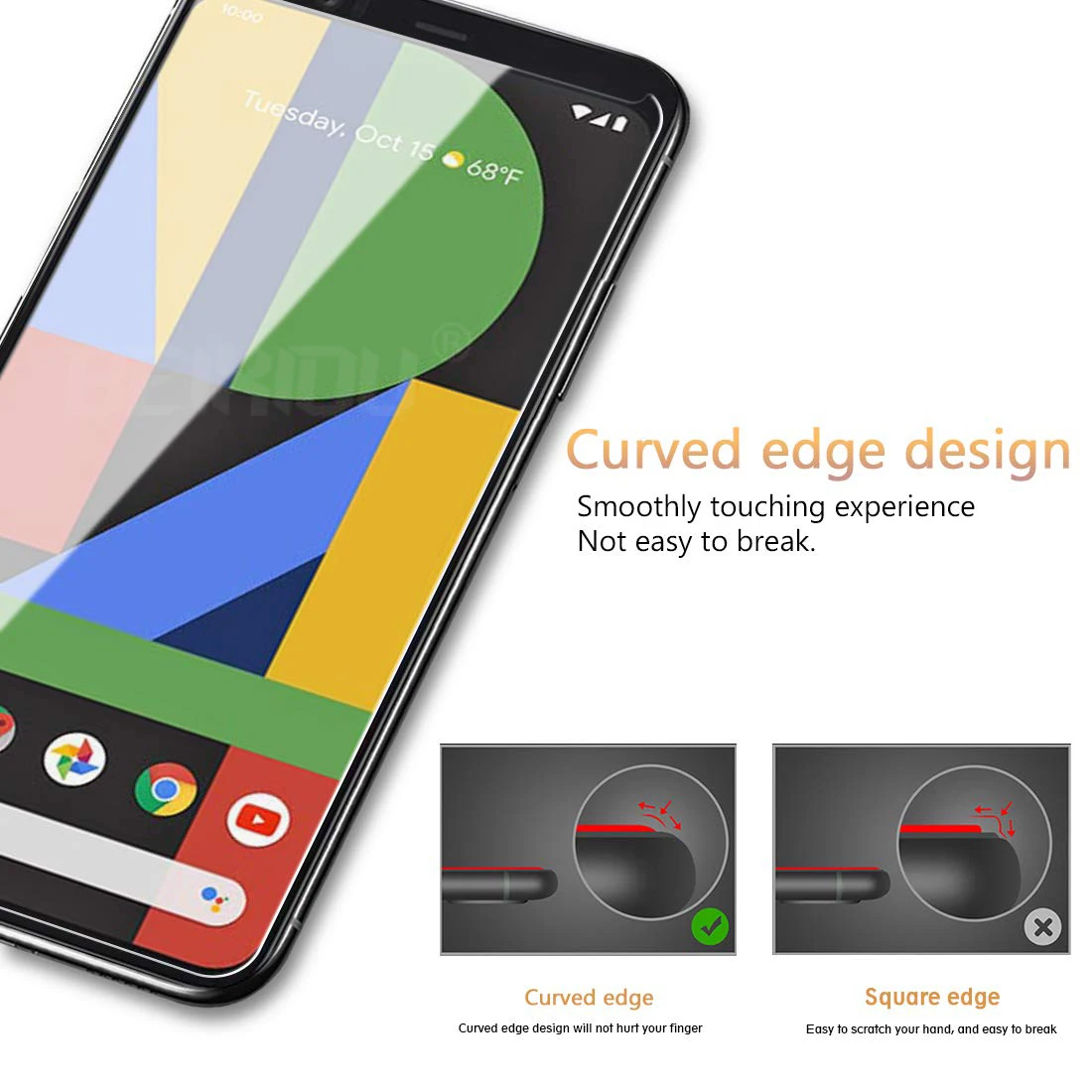 Полное закаленное стекло для Google Pixel 4 стекло протектор экрана 2.5D 9h закаленное стекло для Google Pixel4 пленка