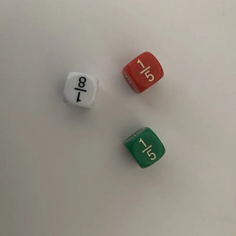 Фракционный аксессуар для образовательных игр цвет белый/зеленый/красный 16*16