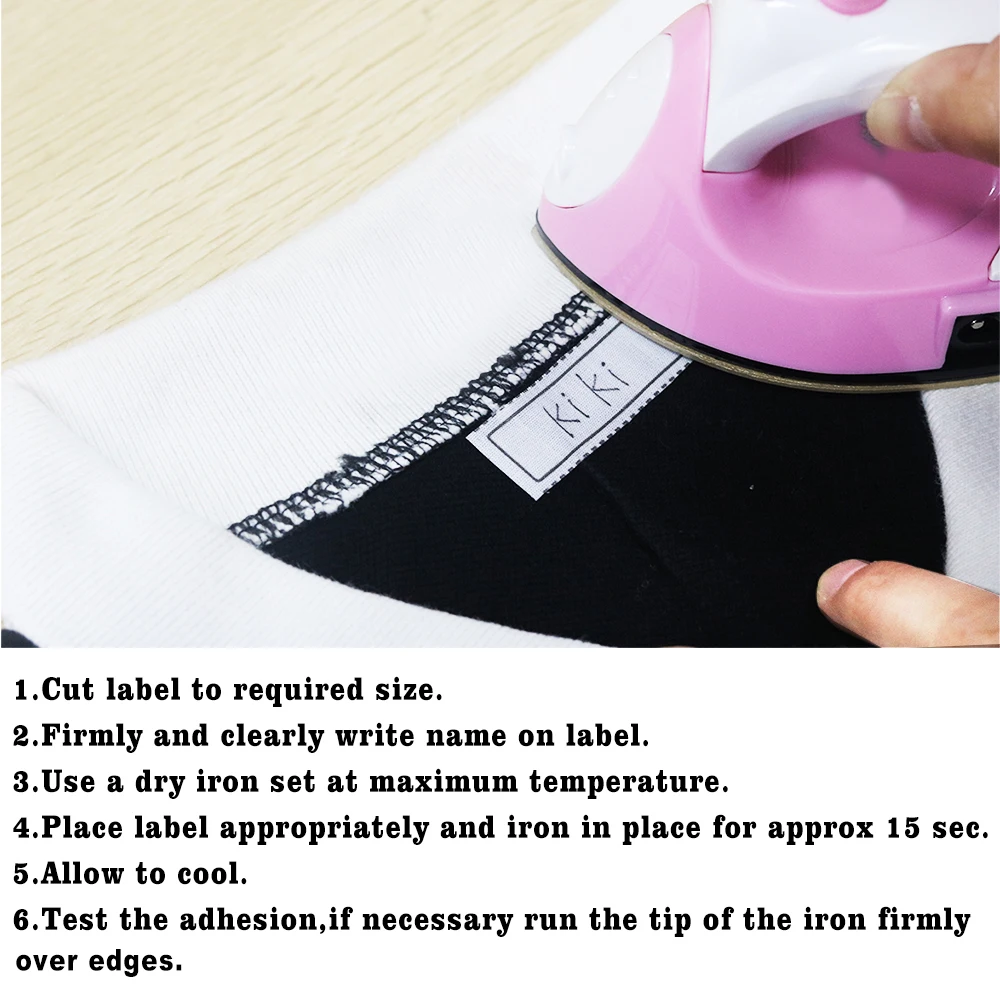 100 шт. этикетки ручной работы стираемые с именем утюга Детские для одежды набор