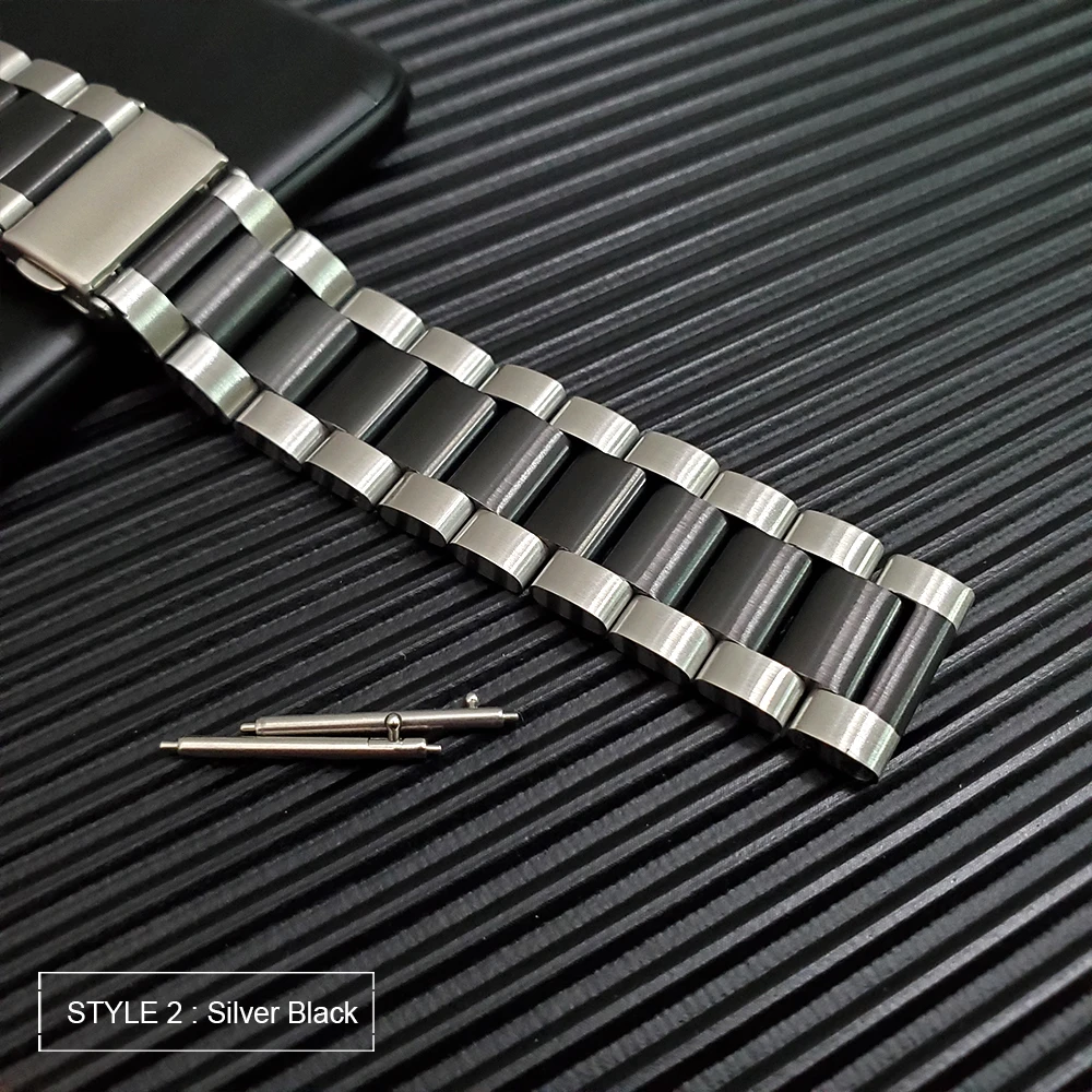 Металлический ремешок из нержавеющей стали для Garmin Vivoactive 4/3 музыкальные часы браслет для Forerunner 245 645 браслет ремешок для часов