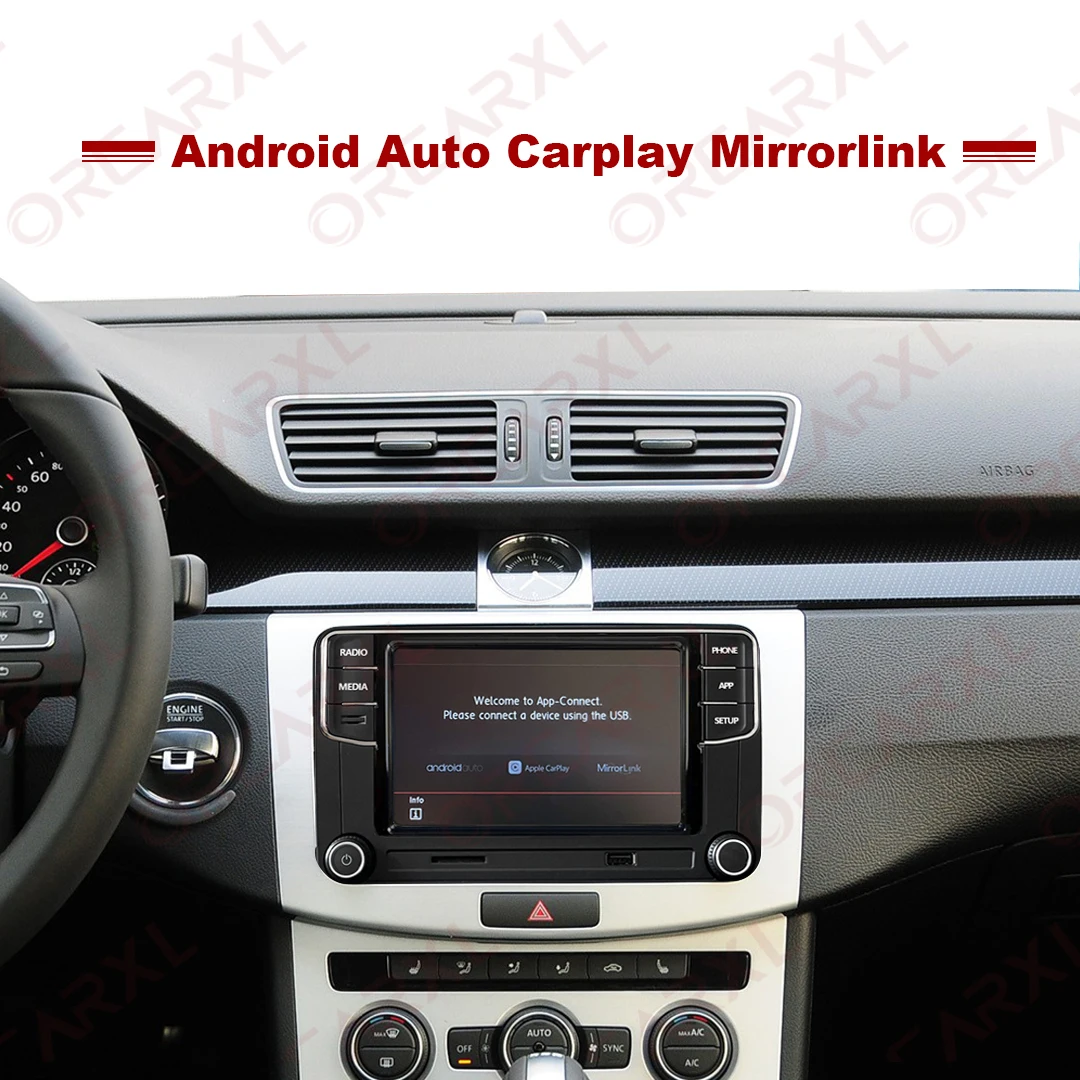 Автомобильный радиоприемник NONAME RCD360 PRO MIB Android Carplay BT стерео 6RD035187B 2 din плеер для VW