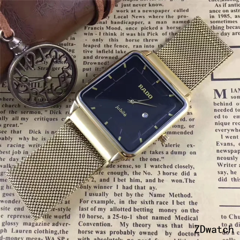 

RADO watch men's skeleton automatic mechanical AAA watch gold skeleton retro men's women watch quartz watch