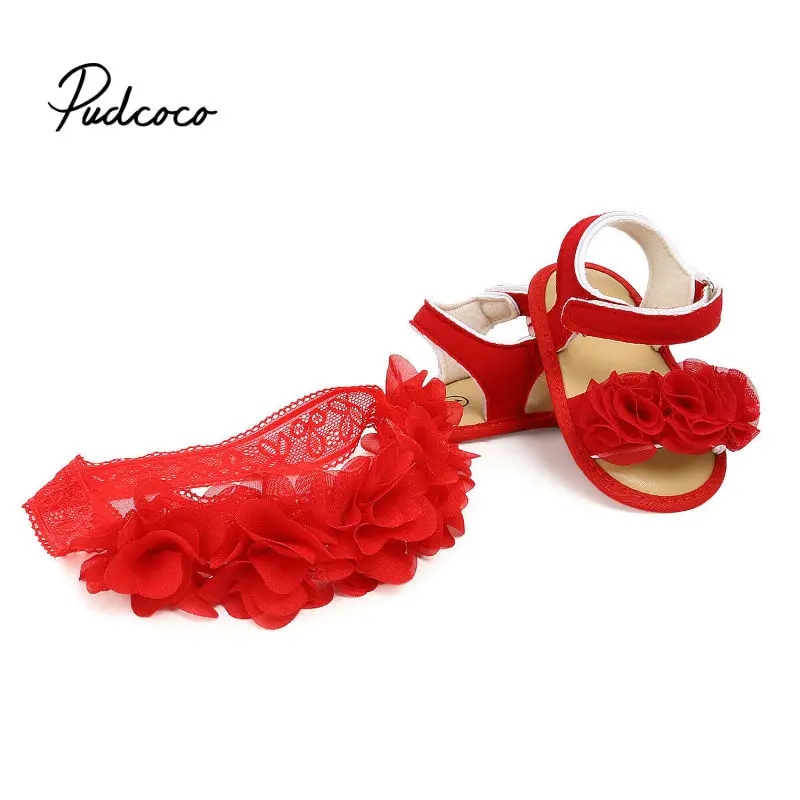 2020 г. Летняя одежда для малышей обувь с цветочным узором новорожденных девочек