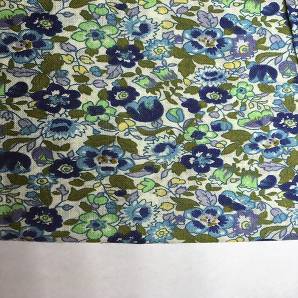 2021 Новое поступление милые цветы дизайн хлопок ткань простой пэчворк см текстиль