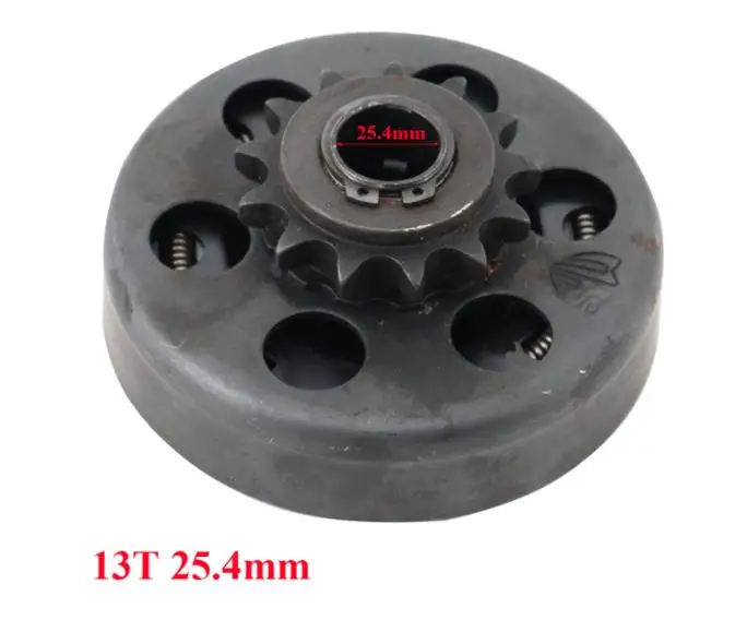 

Центробежная автоматическая муфта 16/19/20/25,4 мм, 10/11/12/13/14/18 зубьев 420/35 # Цепь для GO Fun Minibike Kart, приводная звездочка сцепления