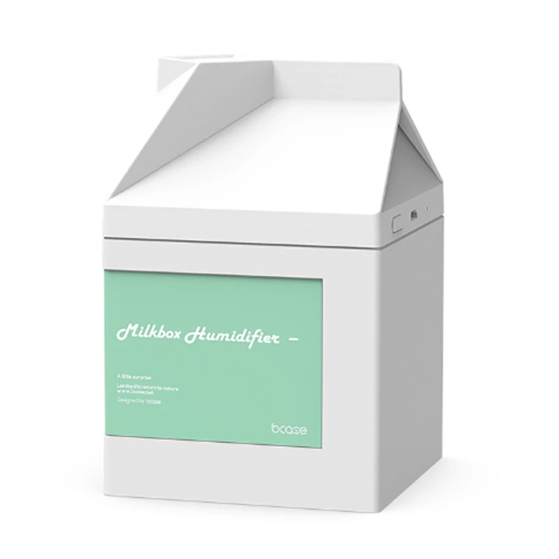 Молочный ящик мини Usb милый увлажнитель воздуха Бесшумный ультразвуковой