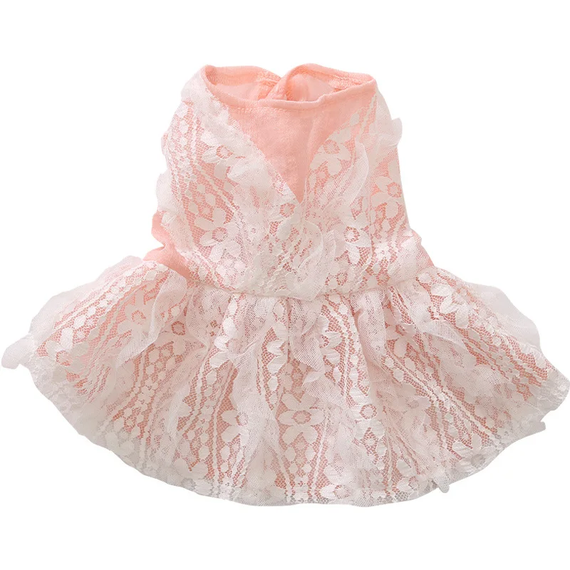 

Dog Clothes Spring and Summer Thin Dog Clothes Princess Skirt Teddy Bear Bomei Shennari Small Dog Pet Clothes Dog Coats