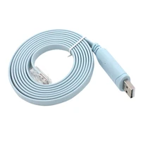 1pc 1 8m usb to rj45 usb to rs232 serial to rj45 cat5 console adapter cable cord for cisco routers