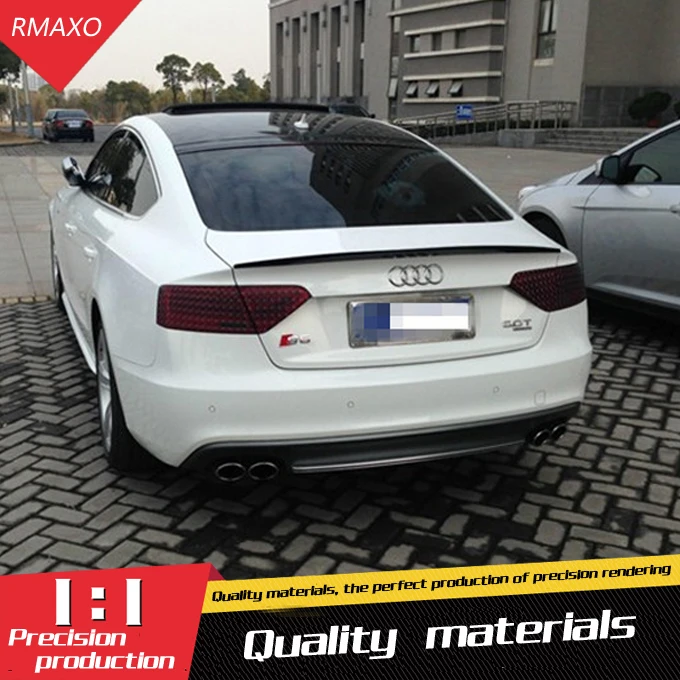 Для Audi A5 спойлер высокого качества ABS Материал заднее крыло автомобиля праймер