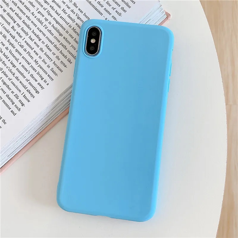 COOLY чехол конфетного цвета для Xiaomi Redmi 4A задняя крышка на Redmi Note 4 оболочка кожа Xiomi Redmi 4X Мягкий ТПУ силиконовый чехол для телефона - Цвет: Sky Blue13