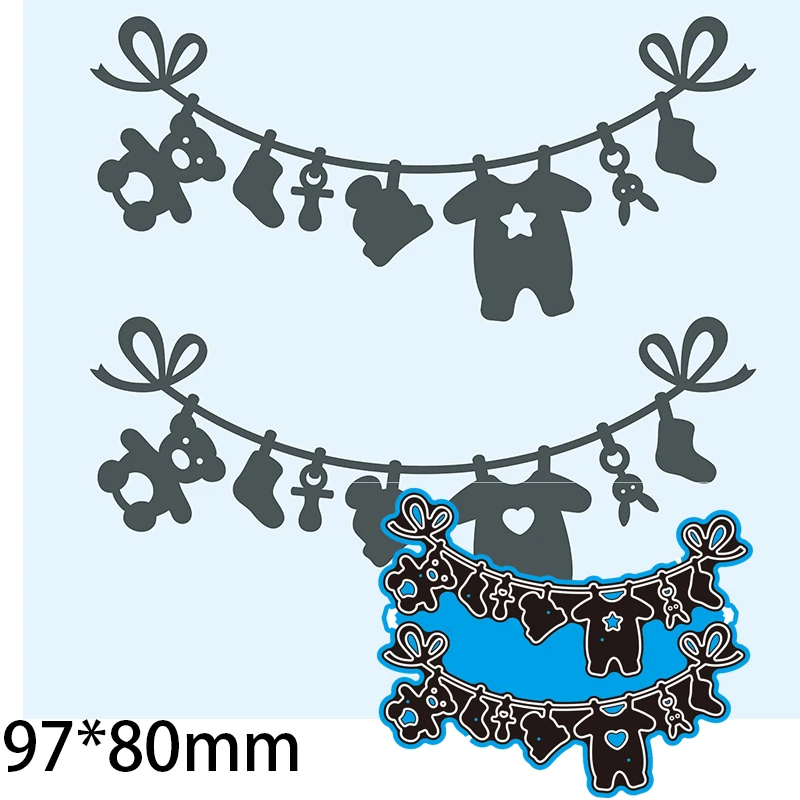Металлические штампы для детского скрапбукинга альбом сделай сам бумажная