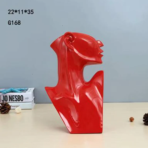 Абстрактная Современная Дамская скульптура смола медитация статуя девушки