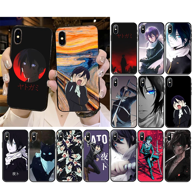 

Japanese Yato Noragami Anime Art Phone Case For iPhone 13 12 11 Pro Max 12 mini XS MAX XR SE2 8 7 Plus X