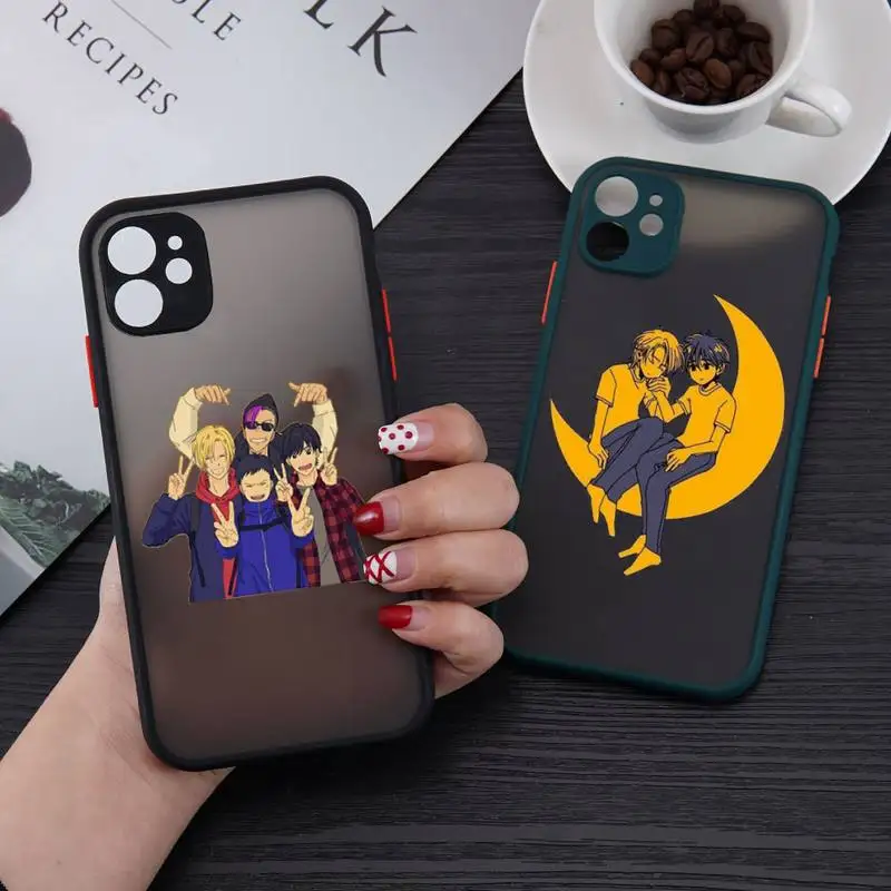 

Banana Fish Japan anime Phone Case matte transparent For iphone 7 8 11 12 13 plus mini x xs xr pro max cover