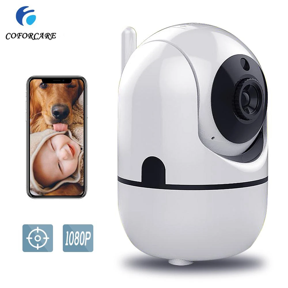 COFORCARE Wifi IP камера CCTV HD 1080P Автоматическая отслеживающая умная двухсторонняя аудио