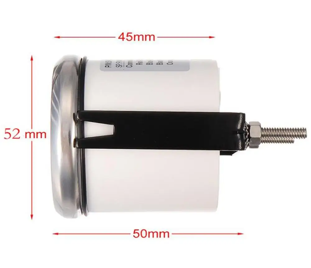 Автомобильный приборный щиток 1 шт. часовые измерители 52 мм цифровые 0 99999 9 часов