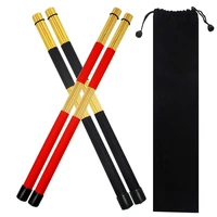 2 pairs drum sticks brushes rute jazz drumsticks practical drumsticks for skilled drummers to create new sound of drum