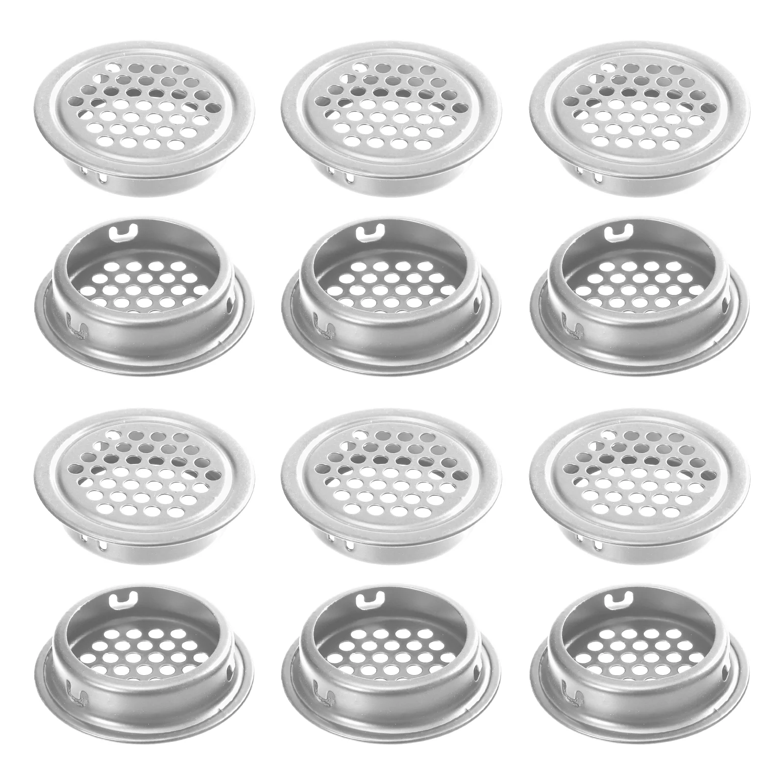

20pcs Home Furniture Ventilation Device Stainless Steel Air Vent Holes