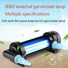 JEBO 5 Вт 9 Вт 11 Вт 13 Вт 18 Вт 24 Вт 36 Вт 220-240 в УФ бактерицидная лампа аквариум УФ стерилизатор водорослей дезодорирующий очиститель воды Пруд