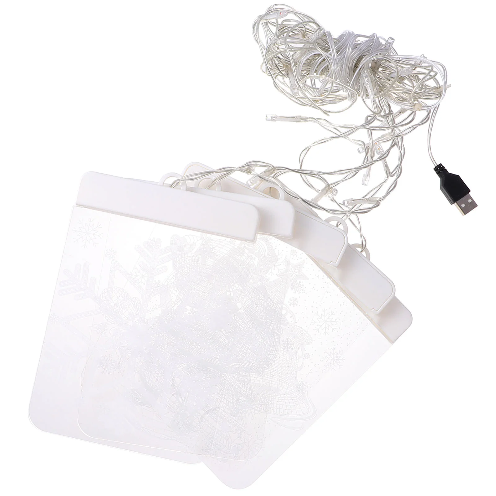 1 Набор рождественских подвесных гирлянд, украшение для рождественской вечеринки (разные цвета)