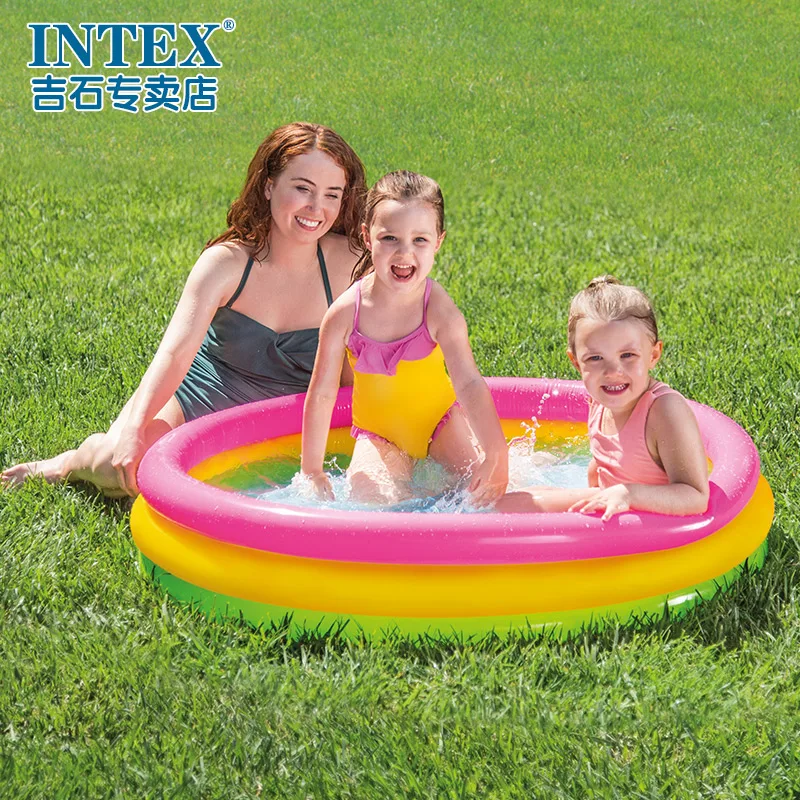 INTEX надувной бассейн для бассейна детский с большим океанским шариком | Игрушки и