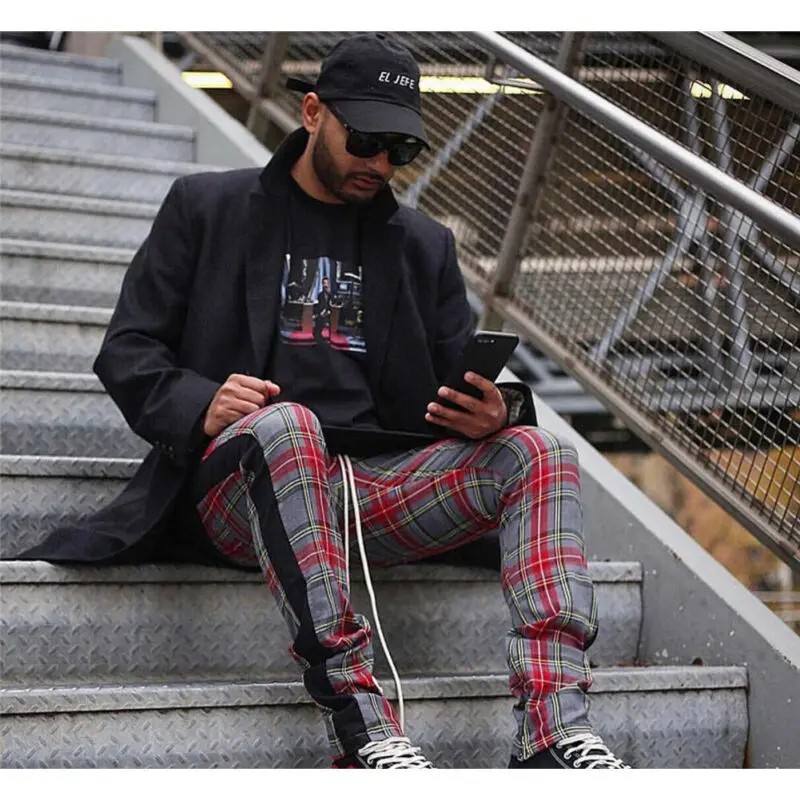 

Men Slim Fit Jogger Sports Gym Bodybuilding Running Track Trousers Sweatpants