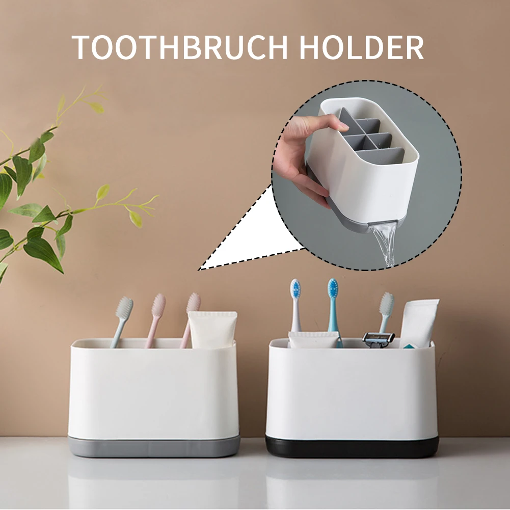 Multifunctional Electric Toothbrush Holder Box Stand Bathroom Accessorie Removable Plastic Toothpaste Storage Organizer Shelf | Дом и сад