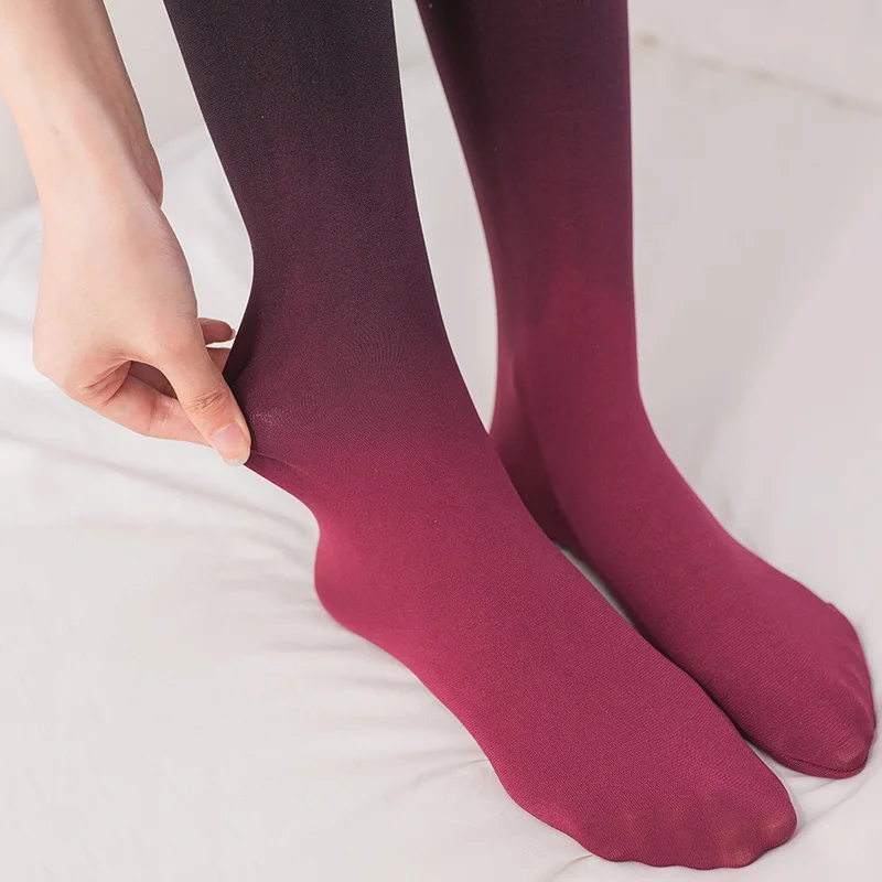 Пикантные женские колготки 120D бархатные модные длинные чулки до бедра | Женская