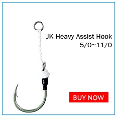 JK Рыбная ловля джиг Крючки 11/0 9/0 7/0 5/0 3/0 сверхмощный Assist крюк двойной двойные крючки рыболовный инструмент Крючки медленно Jingging