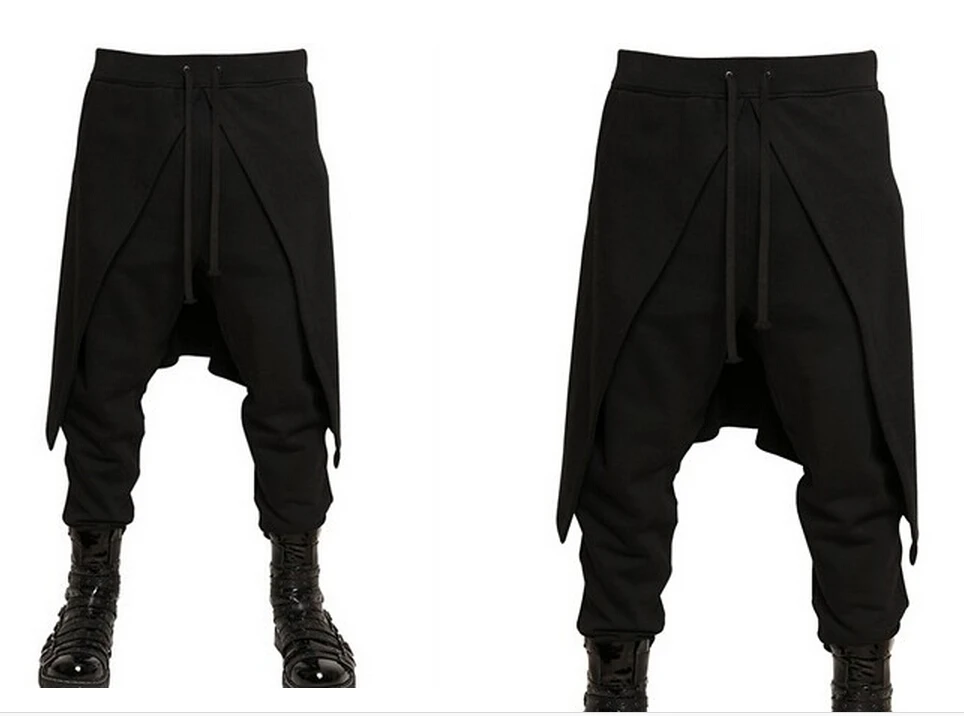 

Shipping Men's Free New Stage Stylist Are Essential Character Of False Two Skirt Pants / 27-39