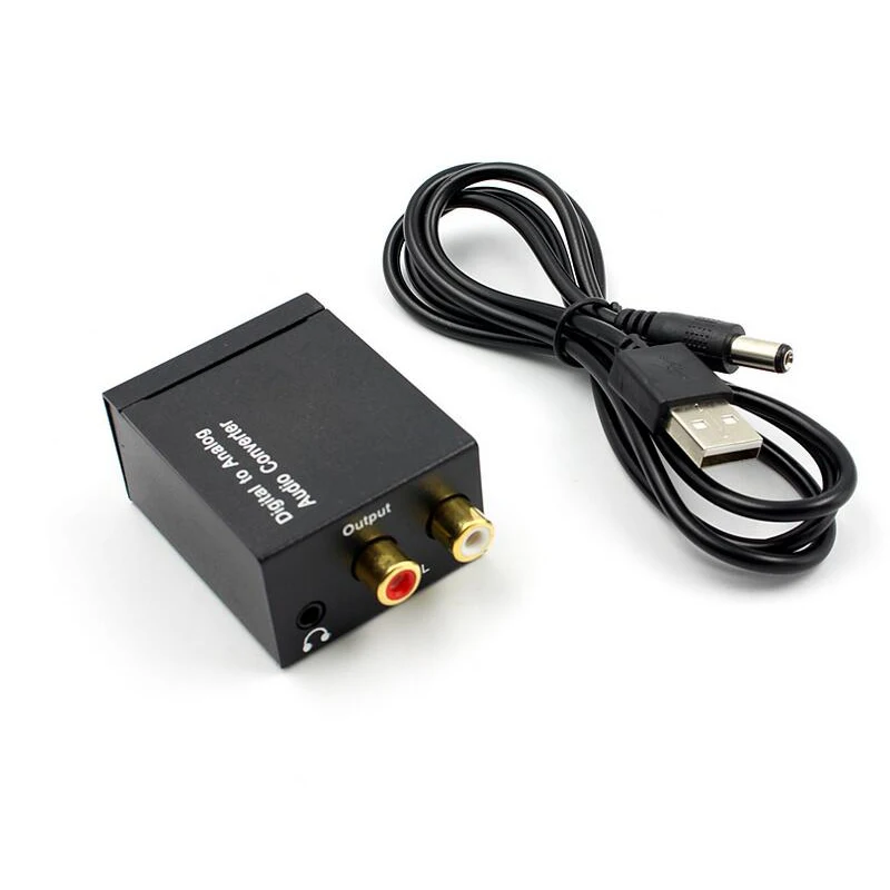 Pluggable headset SPDIF Toslink оптический цифровой стерео аудио коаксиальный сигнал в аналоговый конвертер ЦАП Джек 2* усилитель RCA декодер адаптер - Цвет: Pluggable headset