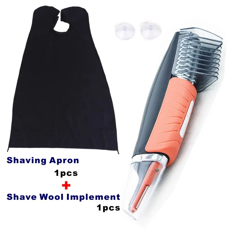 189 1pc B-Apron 1pc Светодиодный Многофункциональный триммер для волос в носу для мужчин, для бровей и ушей, машинка для стрижки волос, персональный уход за лицом, бритва - Цвет: 189 1pc B-Apron 1pc