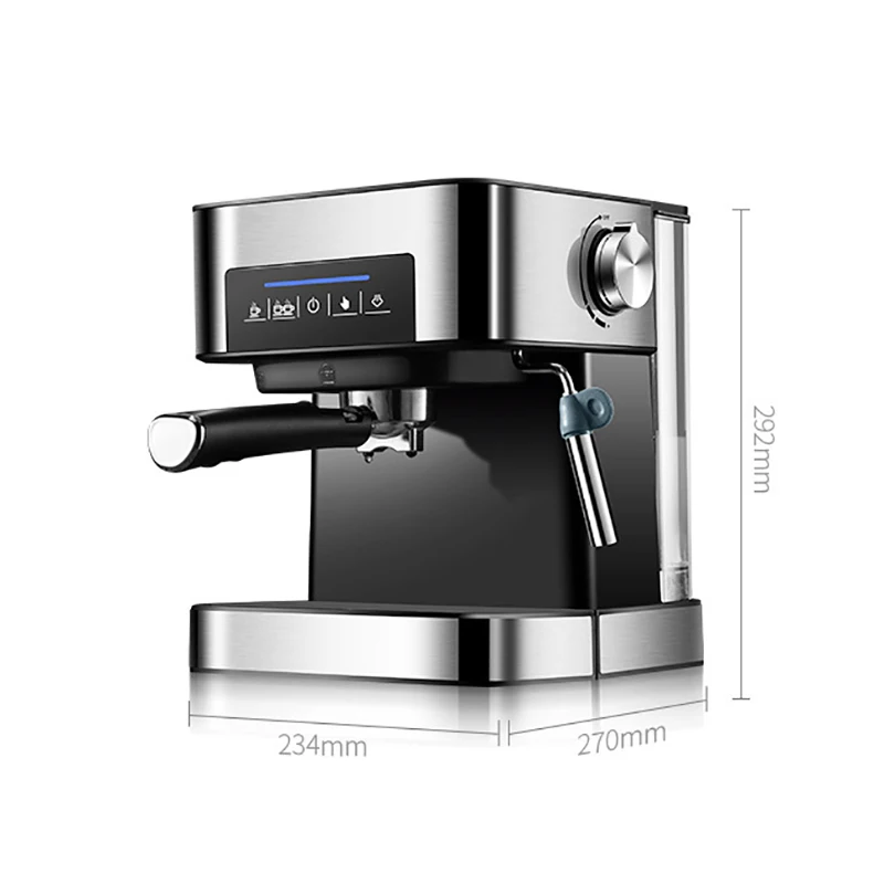 Кофемашина итальянская домашняя маленькая полуавтоматическая Паровая