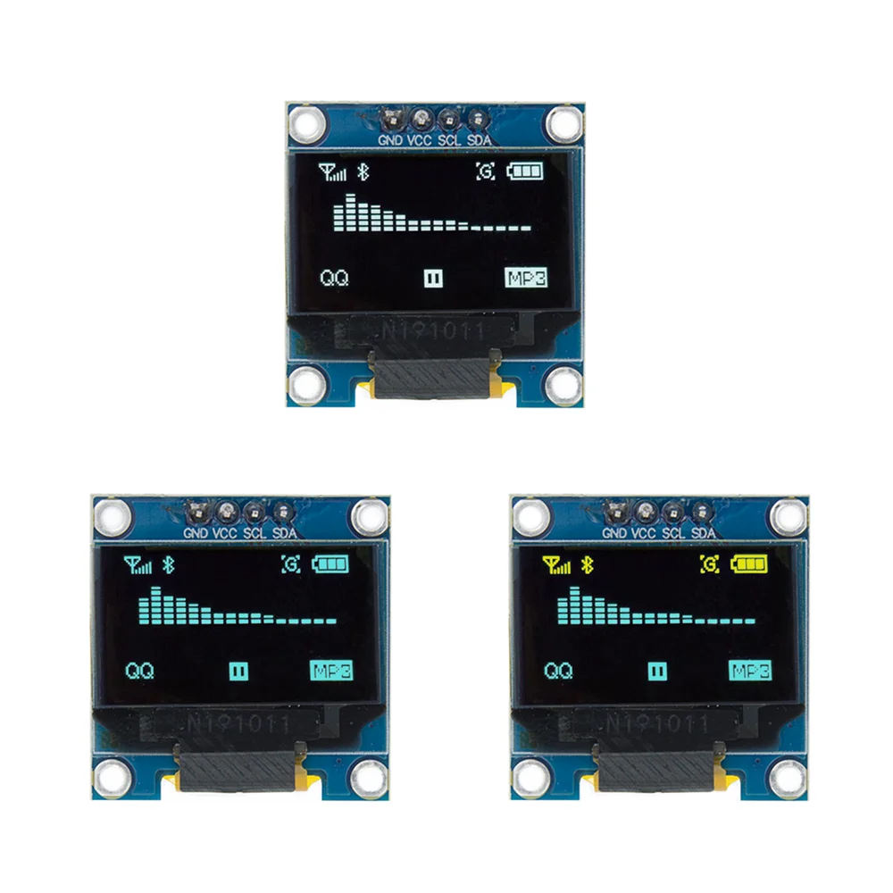 Оригинальный модуль дисплея 0 96 4pin IIC/I2C белый/синий/желтый синий дюйма OLED 128X64 для